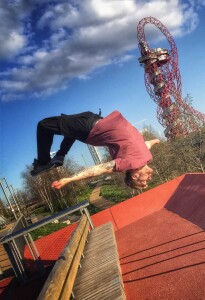 Connor Stringer, parkour artist at headnod talent agency