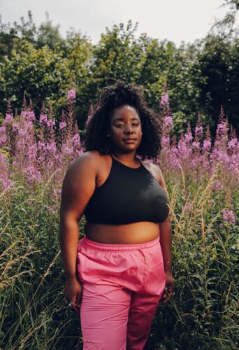 Aleshia Williams, plus size dancer and model at headnod agency