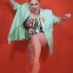 Mademoiselle Ginger, plus size dancer represented by HeadNod Agency
