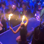 Sasha Allan, dancer, fire eater, aerialist represented by HeadNod Agency
