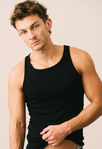Tom Mather, dancer and model represented by HeadNod Agency