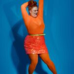 Mademoiselle Ginger, plus size dancer represented by HeadNod Agency