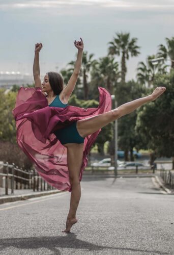 Dancer and Model Michelle Hughes represented by HeadNod Dance Agency