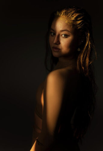Dancer and Aerialist Tia May Hockey represented by HeadNod Dance Agency