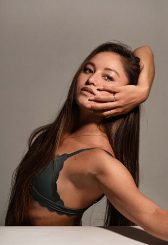 Dancer and Aerialist Tia May Hockey represented by HeadNod Dance Agency