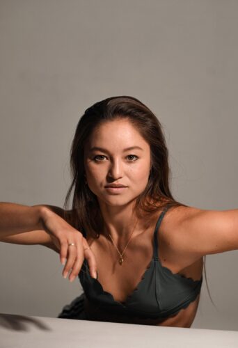 Dancer and Aerialist Tia May Hockey represented by HeadNod Dance Agency