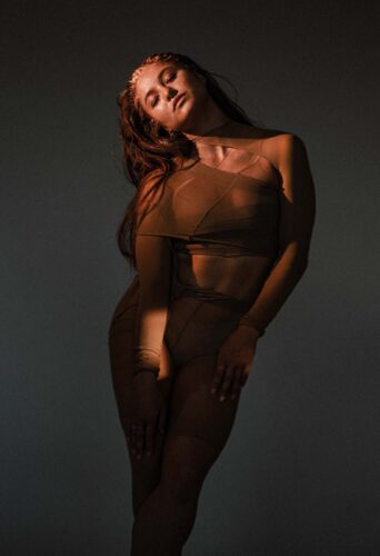 Dancer and Aerialist Tia May Hockey represented by HeadNod Dance Agency