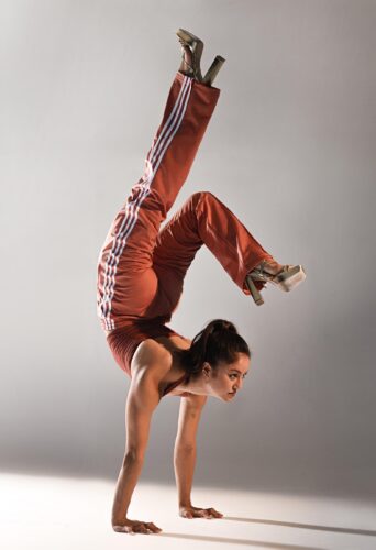 Dancer and Aerialist Tia May Hockey represented by HeadNod Dance Agency